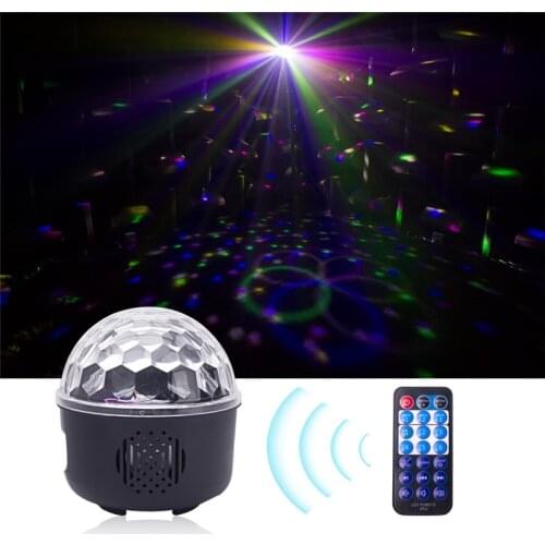 LED Star Night Light Projector Starry Night Lamp Water Wave Projector Disco Light With Music Speaker Led Light For Kid Bedroom