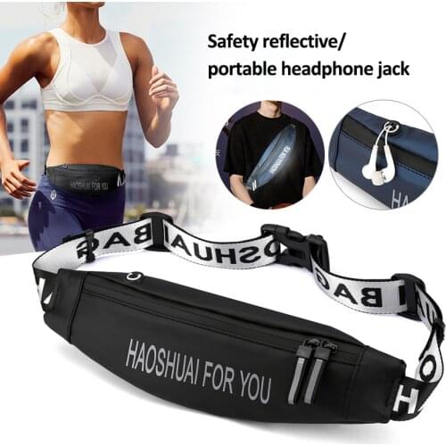 Waterproof Running Waist Bag Outdoor Sports Running Belt Bags Women for Iphone Phone Jogging Bags Sports Waist Bag for Women Men
