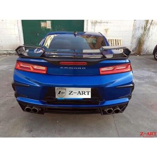 Z-ART carbon fiber rear spoiler for Chevrolet Camaro 2017-2019 carbon fiber rear wing for new Camaro carbon rear trunk spoiler