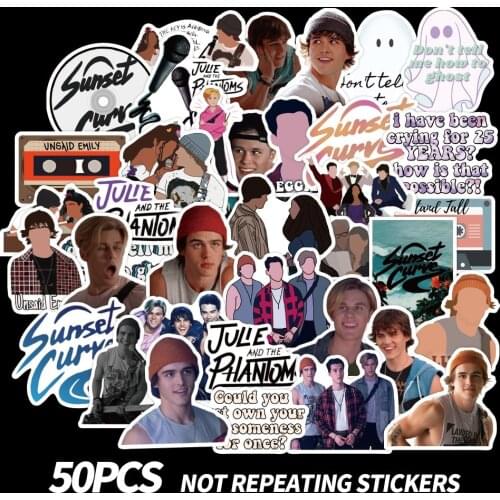 10/50pcs Julie And The Phantoms Sticker Gifts Toys For Children Boy Star Graffiti Sticker For Suitcase Guitar Fridge Car Decals