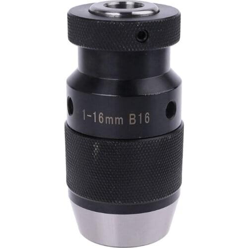 2pcs/set MT2 B16 Self Tightening Drill Chuck 1-16mm Clamping Arbor Keyless for mk2 Lathe Milling Drilling Machines