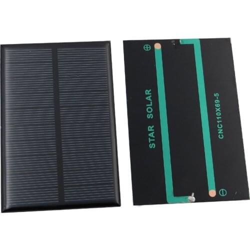 2pcs x Solar Panel 5V 250mA Cell DIY Battery Charger Mini Solar Panel China Module Solar System Cells for Cell Charger Toy