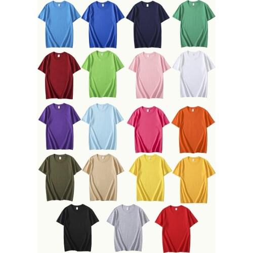2021 Brand New Cotton Mens T-shirt Short-sleeve Man T shirt Short Sleeve Pure Color Men t shirt T-shirts For Male Tops