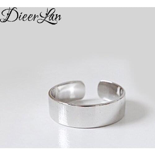 Bohemian Ethnic Silver Color Smooth Round Rings for Women Bridal Wedding Vintage Finger Rings Christmas Gifts