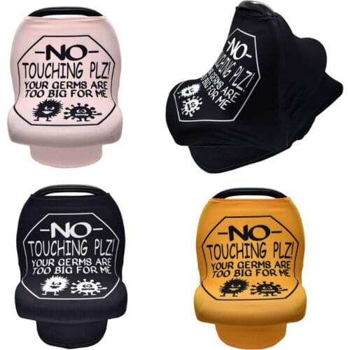 Newborn Infant Nursing Cover Toddlers Baby Car Seat 6 in 1 Cover - NO TOUCHING ME