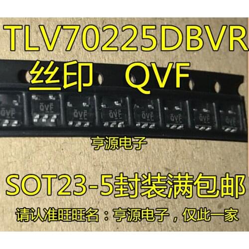 TLV70225DBVR silk-screen QVF 2.5 V voltage regulator chip TLV70225 new original spot