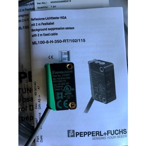 P+F photoelectric switch ML100-8-H-350-RT/102/115 Article No. 216897