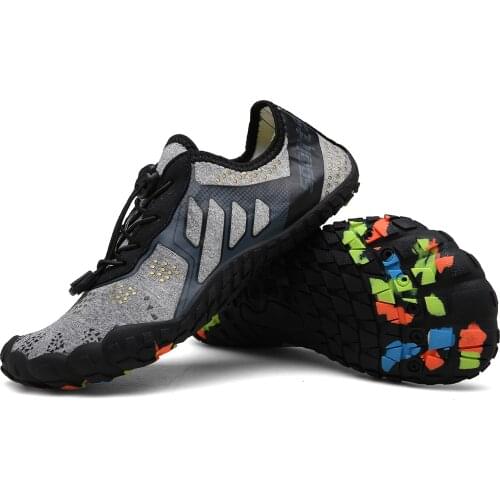 Summer Water Shoes Men Minimalist Cross Training Shoes Barefoot Workout Shoe Wide Toe Swimming Anti-Skid Five Toe Sneakers