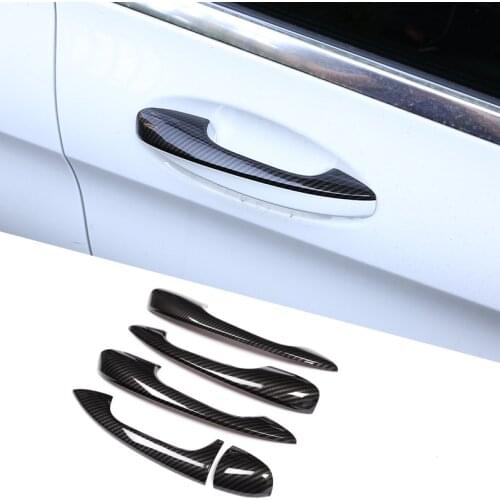 ABS Left Hand Driver For Mercedes Benz E Class W213 2016-2019 GLC X253 C Class W205 2015-2018 Car Door Handle Trim Accessories