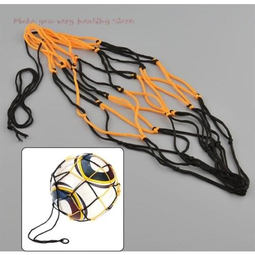 New 1PC Nylon Ball Mesh Net Bag Soccer Football Basketball Volleyball Holder
