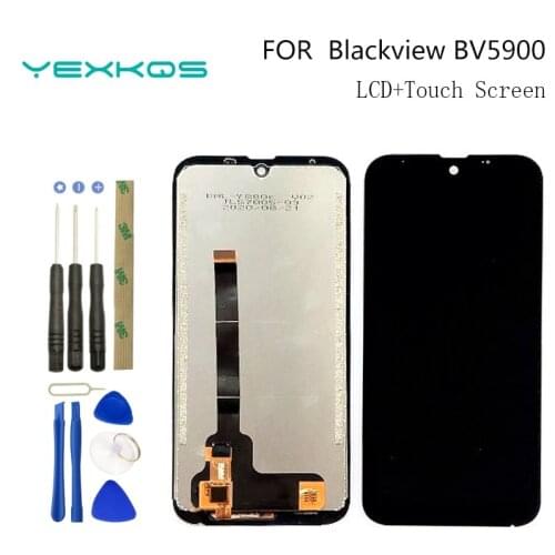 New 100% Original Blackview BV5900 LCD Display+Touch Screen Digitizer Assembly LCD+Touch Digitizer for Blackview BV5900 + tools