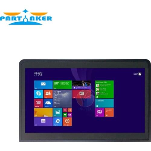 2015 new product 14 inch all in one pc touch screen industrial embedded all in one pc with1037u 2G RAM 24G SSD