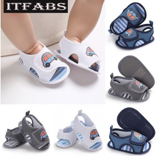 New Arrivels Unisex Baby Infant Kids Girl Boys Summer Soft Sole Crib Toddler Sandals Shoes