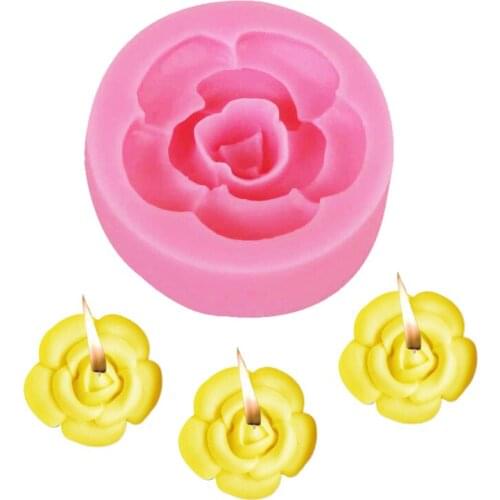 Flower Epoxy UV Resin Rose Silicone Mold Clay Mold Fondant Cake Decorating Tool Gumpaste Chocolate Moulds m775