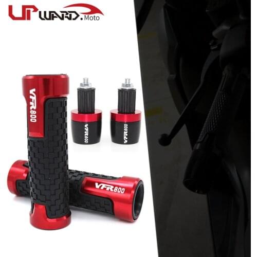 For HONDA VFR800 VFR800FIWI/VTEC/F 1998-2020 7/8'' 22mm Motorcycle handlebar grips ends handle bar grip end VFR 800 Motorbike