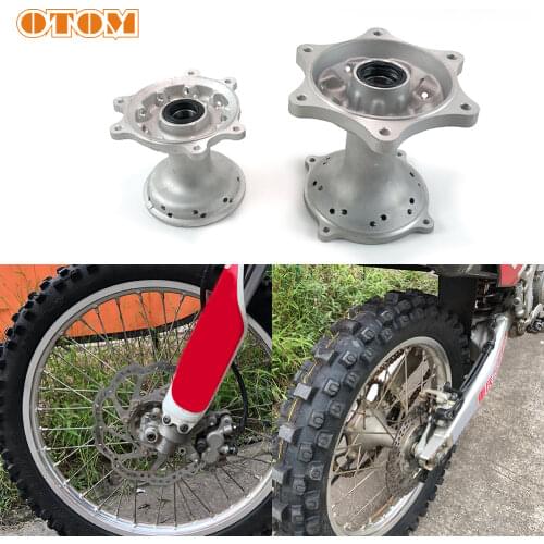 OTOM Motorcycle CNC Wheel Hub Motocross Dirt Bike Front Rear Wheel Rims Complete Hubs Aluminum For HONDA CRF 250 450 R RX L RWE