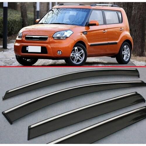 For Kia Soul 2010 2011 2012 2013 Window Wind Deflector Visor Rain/Sun Guard Vent