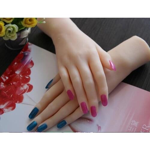23Cm High quality real hand mannequin body Manicure Masturbation sex doll hand mannequin Halloween Woman finger 2PC/lot C730