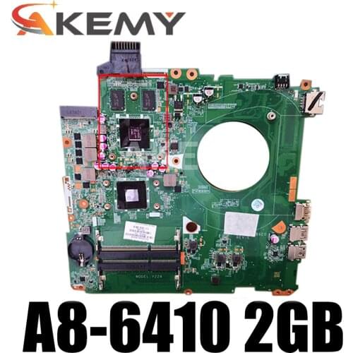 762531-001 762531-501 For HP Pavilion 15-P Series Laptop Motherboard DAY22AMB6E0 REV:E A8-6410 CPU 2GB GPU