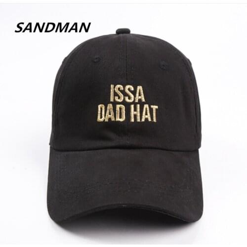 SANDMAN Letter ISSA DAD HAT 21 SAVAGE Snapback Cap Cotton Baseball Cap For Men Women Hip Hop Dad Hat Bone Garros Casquette