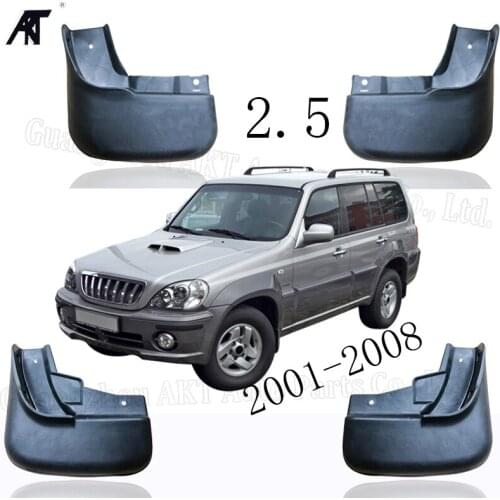 Car Mud Flaps For Hyundai Terracan 2.5 2001-2008 86832-H1020 Mud Flaps Splash Guards Mudguard