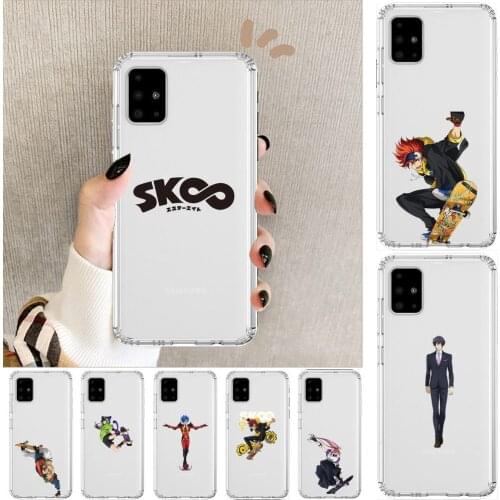 Sk8 The Infinity case Anime Style Transparent Phone Case Hull For Samsung Galaxy A50 A51 A20 A71 A70 A40 A30 A31 80 E 5G S Shell