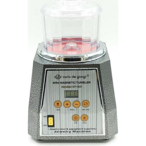 Diy Crafts KT-130 MAGNETIC TUMBLER 220V- JEWELRY POLISHER FINISHING TOOL with 100g magnetic pins