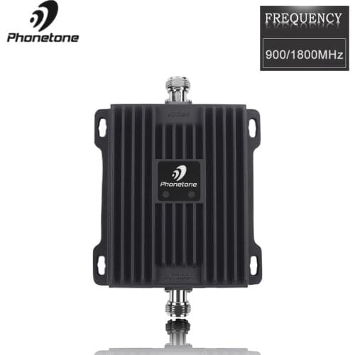 Dual Band Mobile Signal Booster GSM Repeater 900MHz 4G lte Amplifier 1800MHz 65dB Cellular Signal Amplifier Gsm Signal Booster