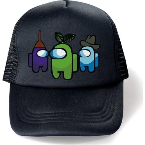 Newest Summer Girl Boy Sun Hat Cotton Beret Hat Among us Snapback Baseball Cap Baby Hats Bucket Caps Teenager baseball hat