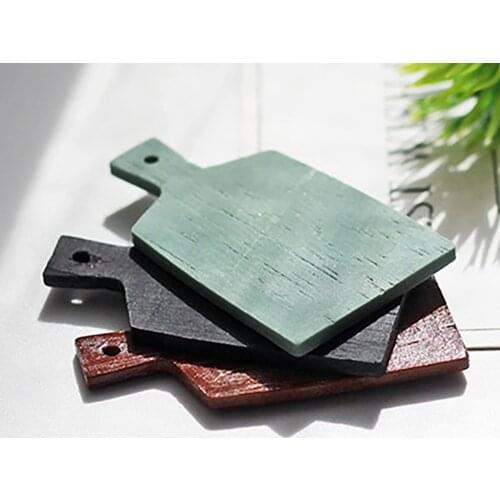 1/12 Doll House Miniature Resin Bread Pizza Plate Simulation Furniture Tray Model Toy for Mini Decoration Dollhouse Accessories