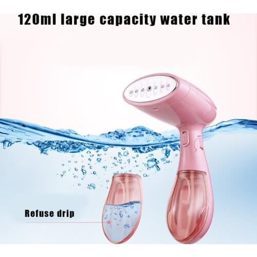Steamer Kit for Cloth Handheld Garment Fabric Remove Wrinkle Large Detachable Water Tank Home Use ASD88