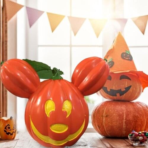 Halloween resin pumpkin lantern cartoon mouse lantern indoor outdoor garden courtyard decoration home decoration Halloween gift