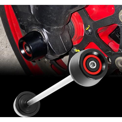 Motorcycle Front Axle Fork Crash Sliders Wheel Protector For Ducati Monster 1200 Monster 1100 EVO