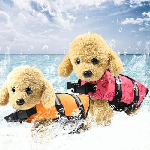 2021 Pet Size Dog Dog Life Jacket Swimsuit Clothing Supplies Summer Pet Swimsuit