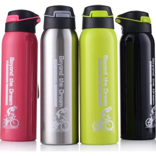 500ML Sport thermos water bottle Thermo Mug Stainless Steel Vacuum Flask mug with straw Insulation Cup Thermoses tthermal bottl