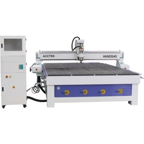 Heavy duty structure 3d CNC Router AKM2040 Standard Wood CNC Machinery with water cooling spindle