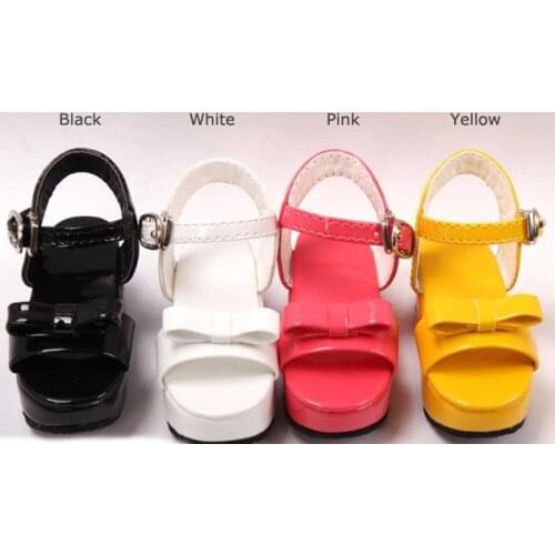 G10-070 children toy bjd sd salon dolls props Accessoriess shoes lCandy color wedge sandals 1 pair