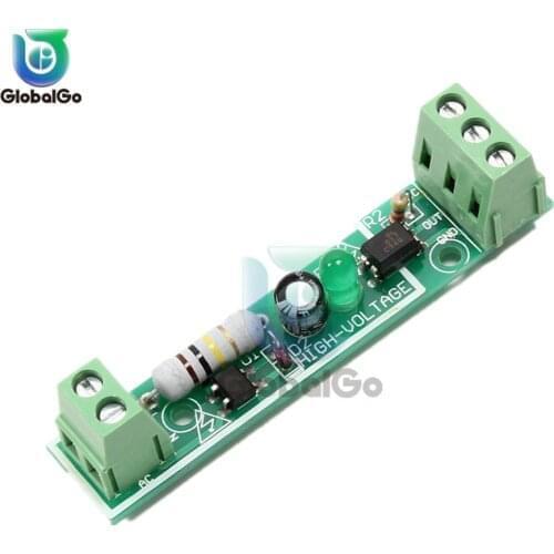 1 way AC 220V Optocoupler Isolation Module Voltage Detect Board For PLC 24V Level