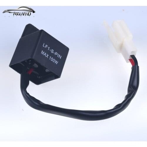 2-Pin Electronic LED Flasher Relay FIX Motorcycle Turn Signal Bulbs Hyper Flash