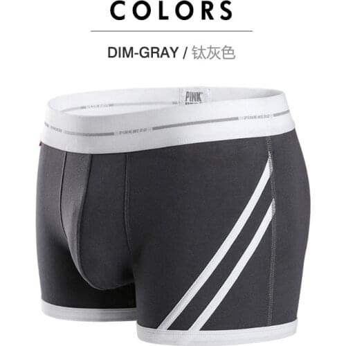 2021 Pink Heros Sexy Mens Boxer Shorts Underpants High Quality Cotton Breathable Male Panties Comfortable Soft Underwear