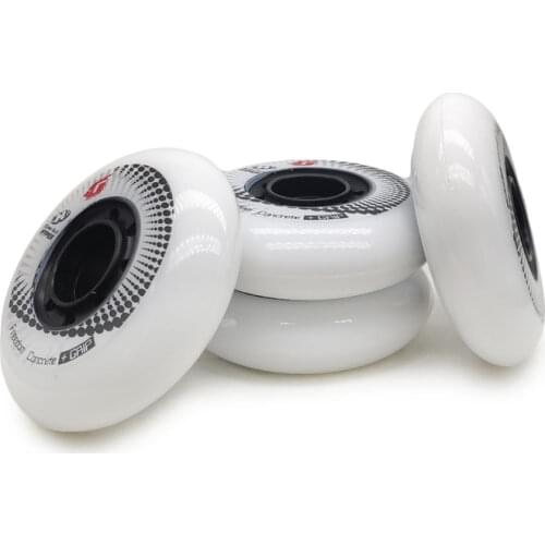 4 pcs/lot Hyper +G Inline Skates Wheel 84A + Grip Freedom Concrete Roller Skating Rodas for SEBA High HV HL IGOR KSJ WFSC Carbon