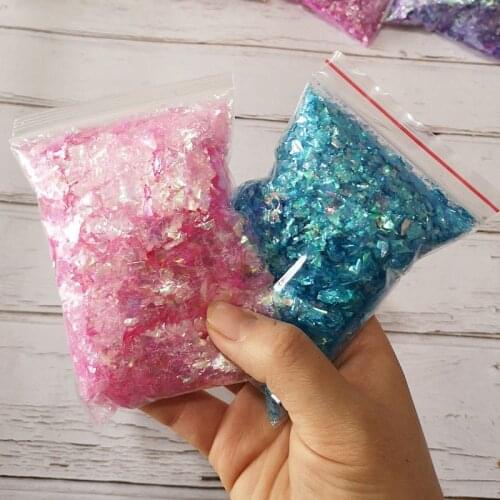 40g Candy Paper Candy Shell Paper Crystal Filler Clay Toy DIY Crystal Accessories Decor Jelly Mud Hand Gum Polyer Clay Kids