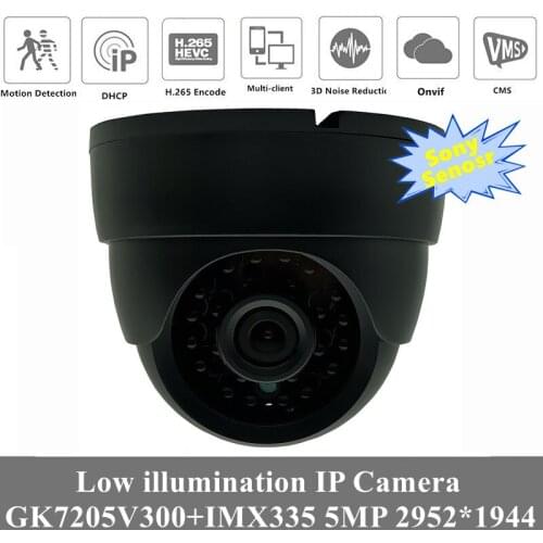 5MP 940nm Invisible Infrared IP Ceiling Dome Camera 3516EV300+Sony IMX335 H.265 2592*1944 IRC ONVIF Motion Detection Radiator
