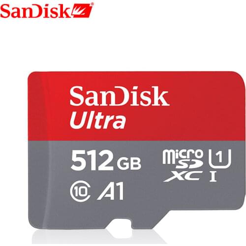 SanDisk Ultra high speed 512gb Micro SD Card for Drone TF Card Memory Card for Motion Gopro C10 U1 512GB