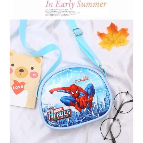Kawaii Bag Marvel Spiderman Shoulder bag Cute Kids Bags Baby Boy Birthday Gift Present