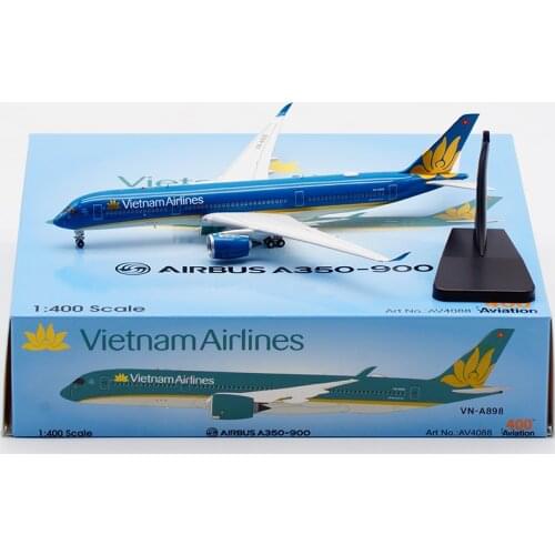 1:400 Alloy Collectible Plane Gift Aviation AV4088 Vietnam Airlines Skyteam Airbus A350-900 Diecast Aircraft Jet Model VN-A898
