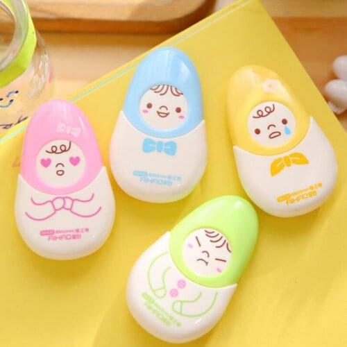 Korea cute doll correction tape Office stationery material School supplies corrective escolar cinta papeleria WJ0693