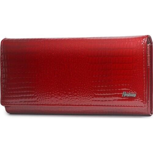 Women Wallets Female Luxury Brand Alligator Long Genuine Leather Ladies Clutch Coin Purse Magnetic Snap Crocodile Cow Wallet