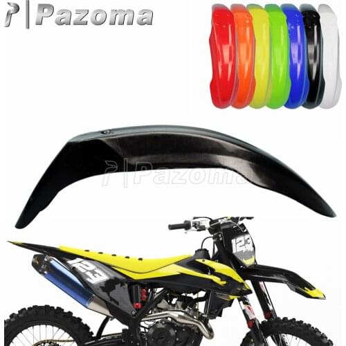 Motorcycle Plastic Front Fenders Motocross Mudguard Fender Universal for YZ WR XR CRF KLX KX RM RMZ DR DRZ EXC XC-W Dirt Bike
