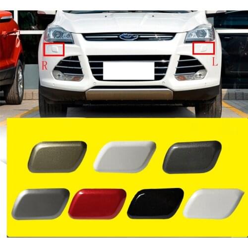 Cafoucs Front Headlight Washer Spray Nozzle Cover Cap For Ford Kuga 2012-2016 Escape 2017 2018 2019